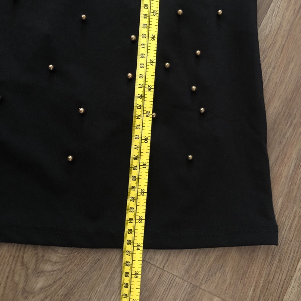 MISSGUIDED Stud Detail Dress. Black - Picture 6 of 6